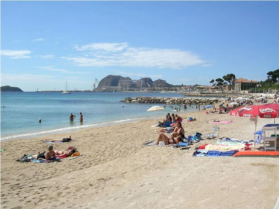 Blue Summer Vibes Apartment For 4P, Ac, Parking, Beach At 50M, Spa Access -1 La Ciotat Luaran gambar